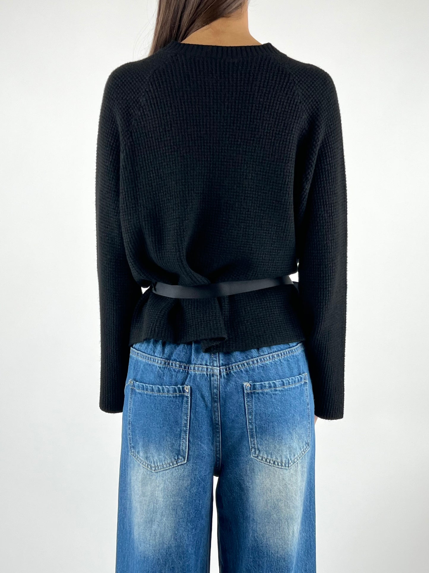 SUSY MIX - GIACCHINA IN MAGLIA CON CINTURA