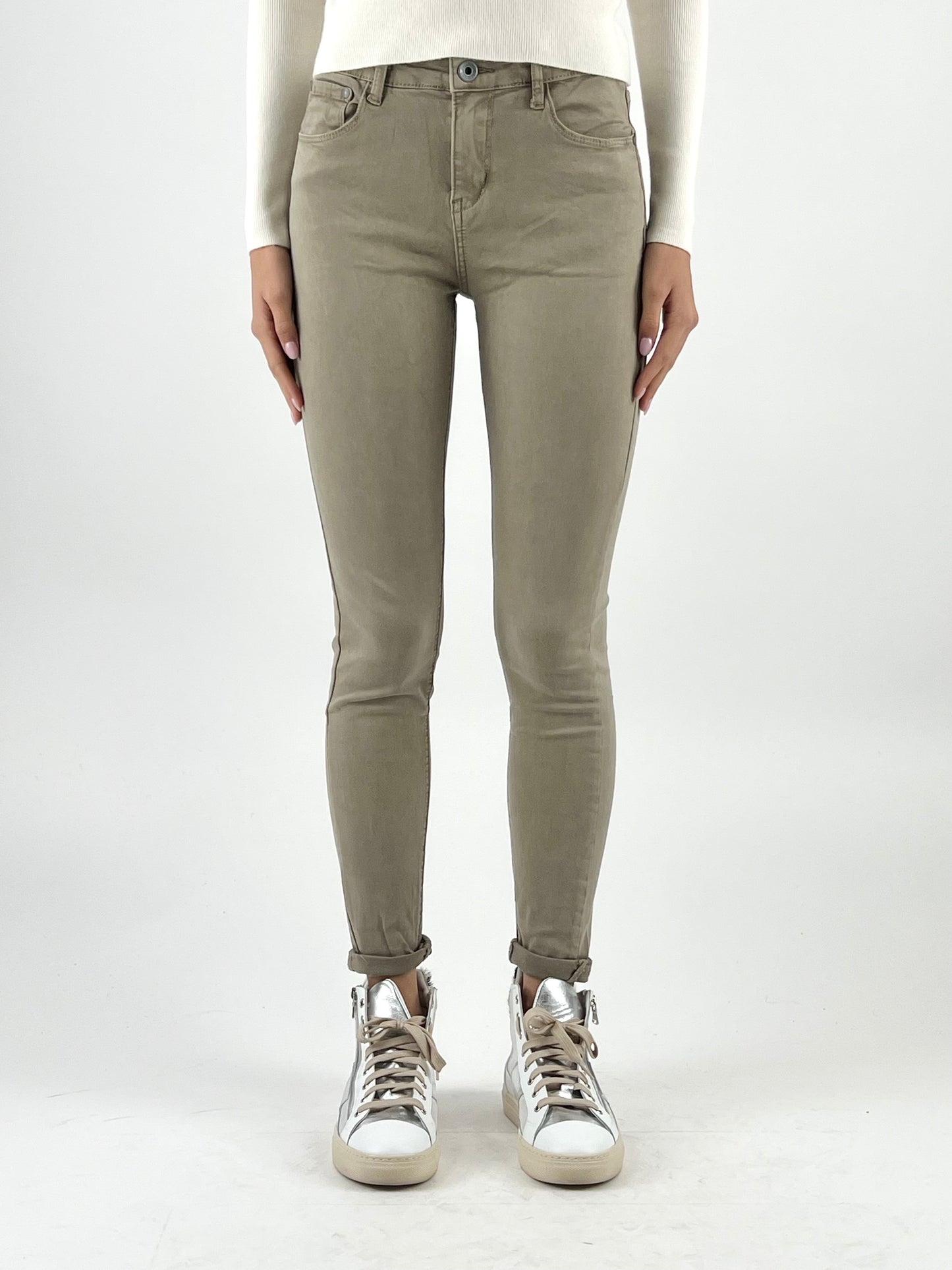 DEVA - JEANS SUPER SKINNY COLORATO