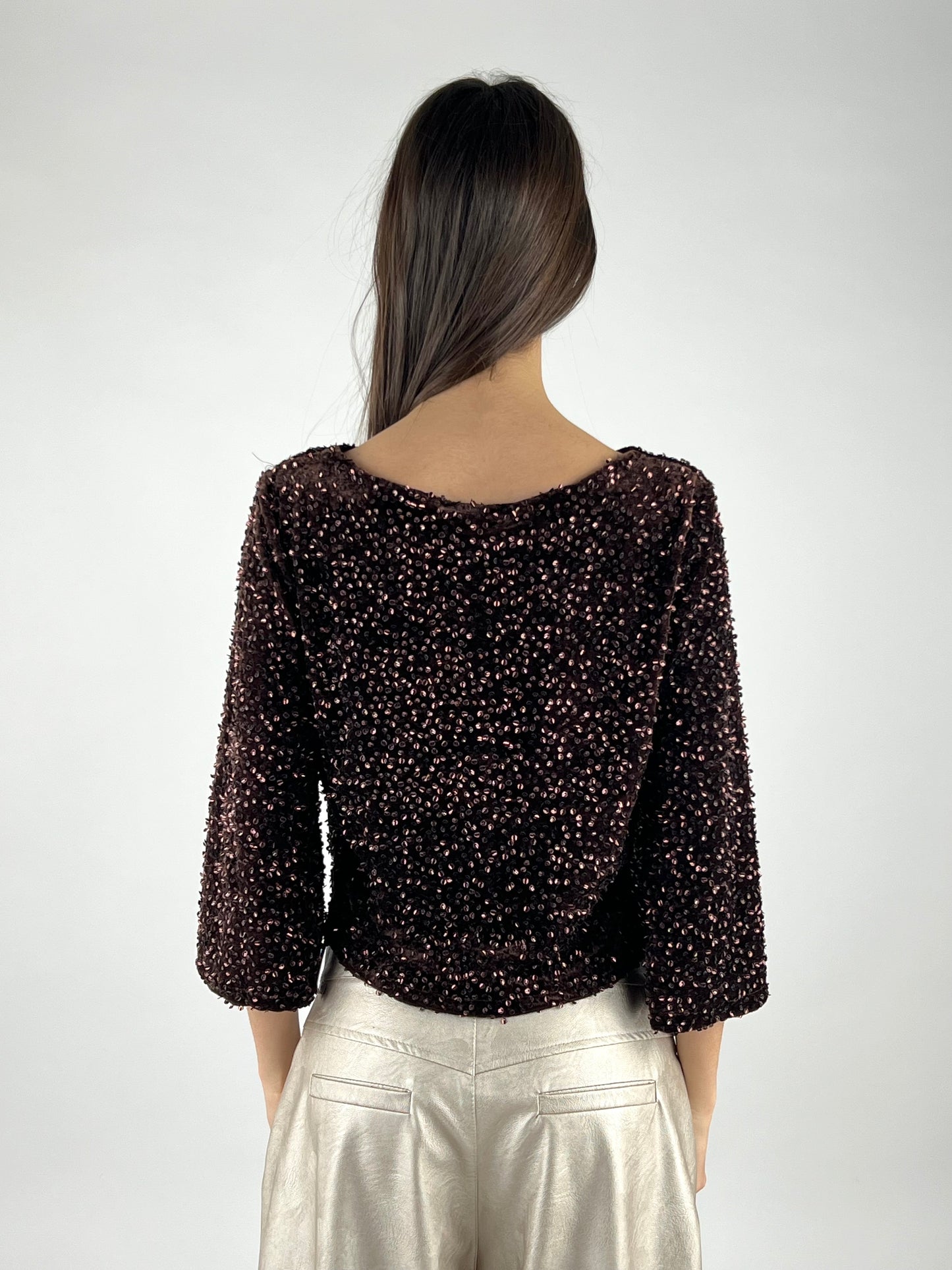 DEVA - MAGLIA PAILLETTES