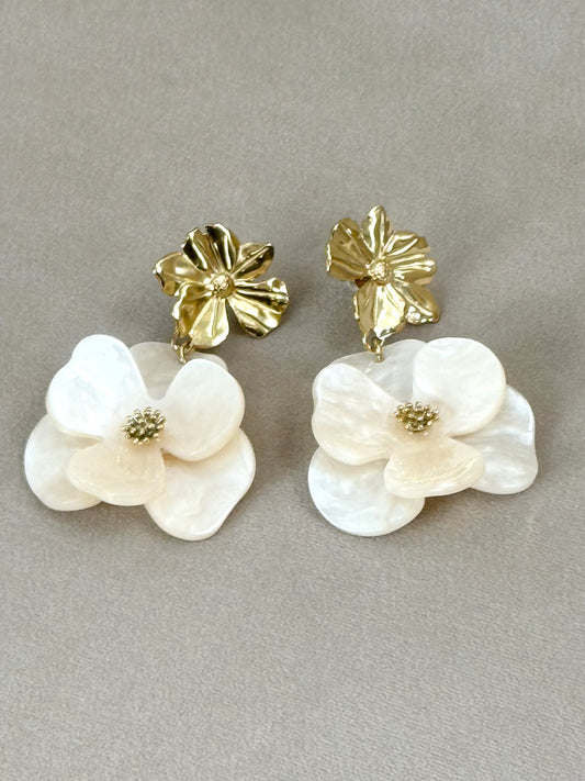 DEVA COUTURE PARIS - ORECCHINI FIORI