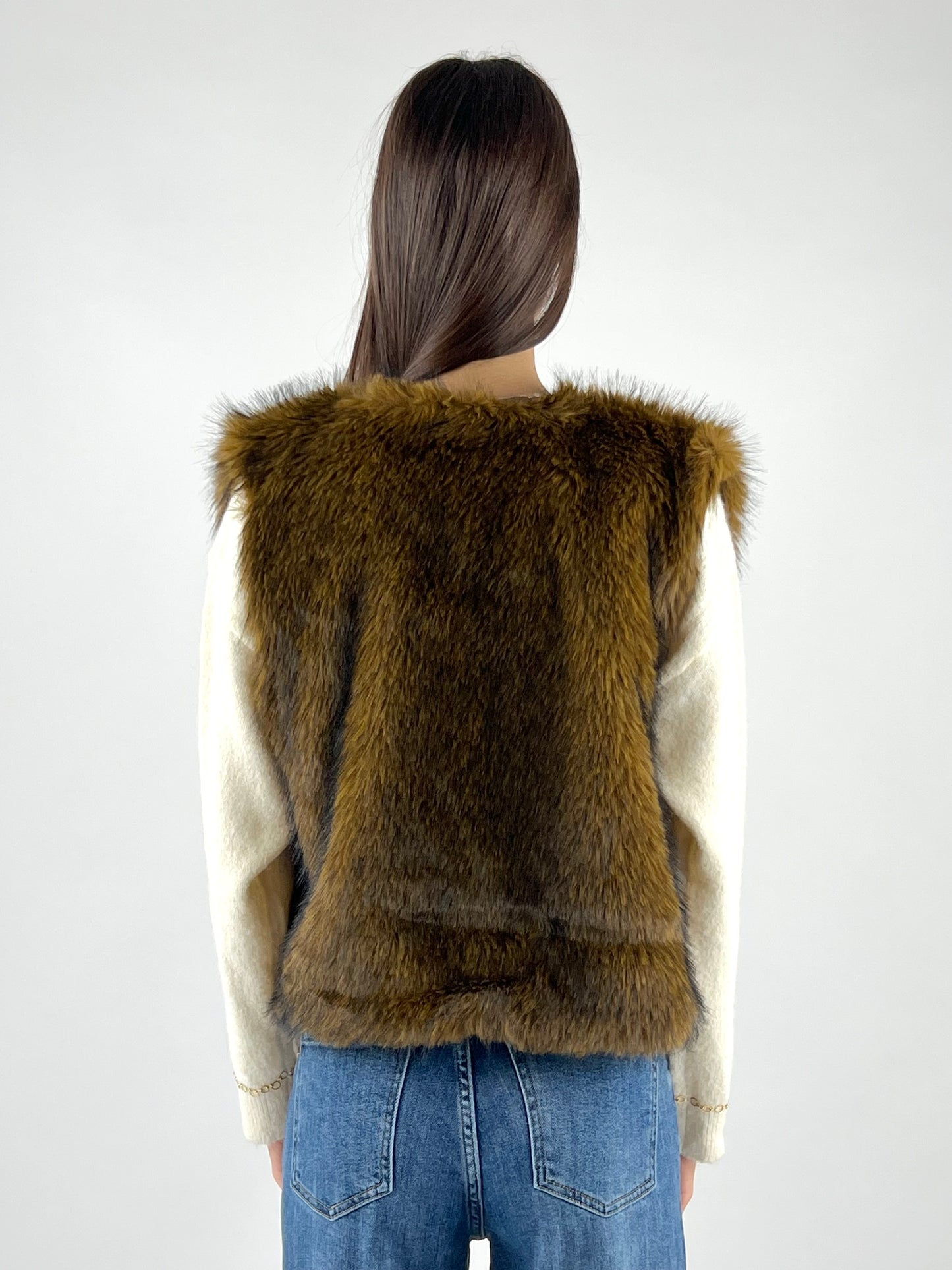 DEVA COUTURE PARIS - GILET ECOPELLICCIA