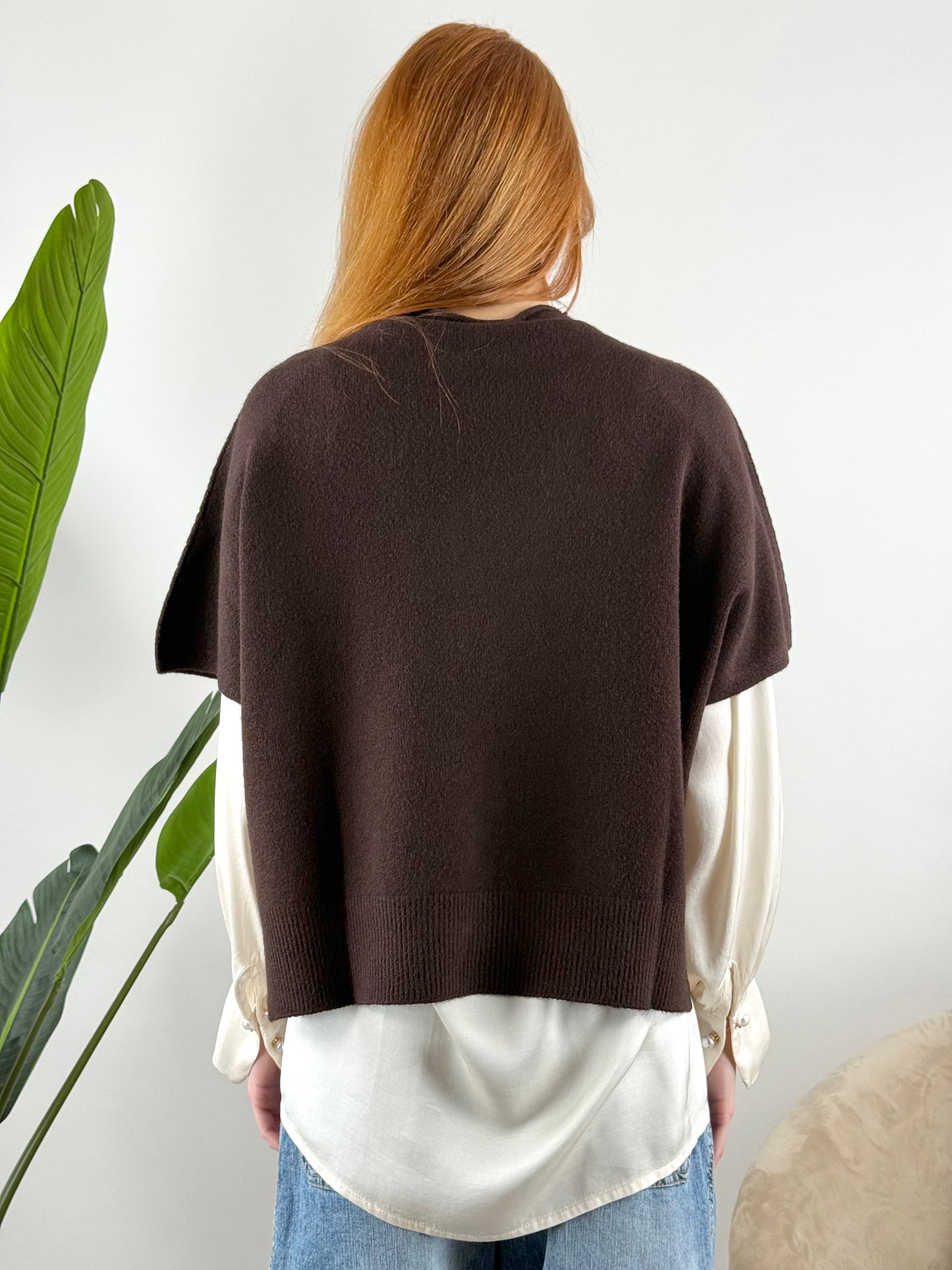 KONTATTO - MAGLIA CRATERE SMANICATA