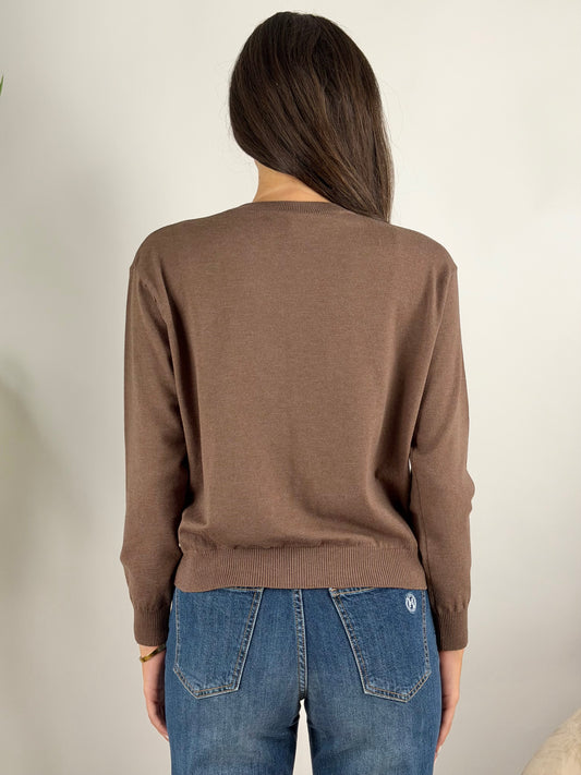 TENSIONE IN - MAGLIA GIROCOLLO ROMBI