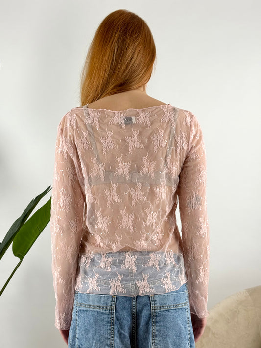 SUSY MIX - MAGLIA PIZZO MICRO PAILLETTES