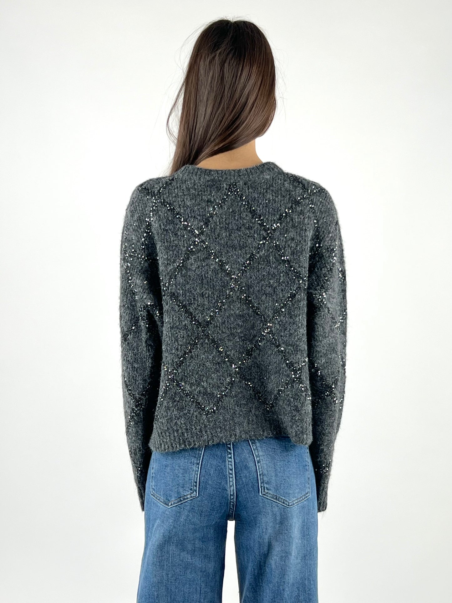 DEVA COUTURE PARIS - CARDIGAN COREANA MICRO PAILLETTES
