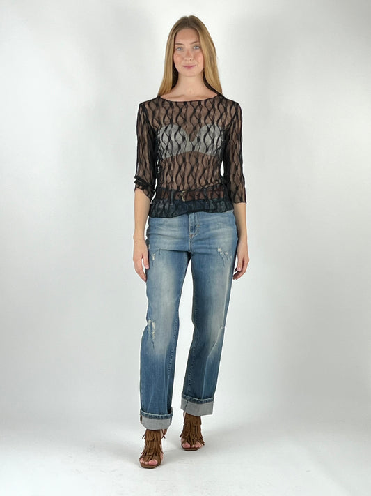 SUSY MIX - MAGLIA BARCA TULLE