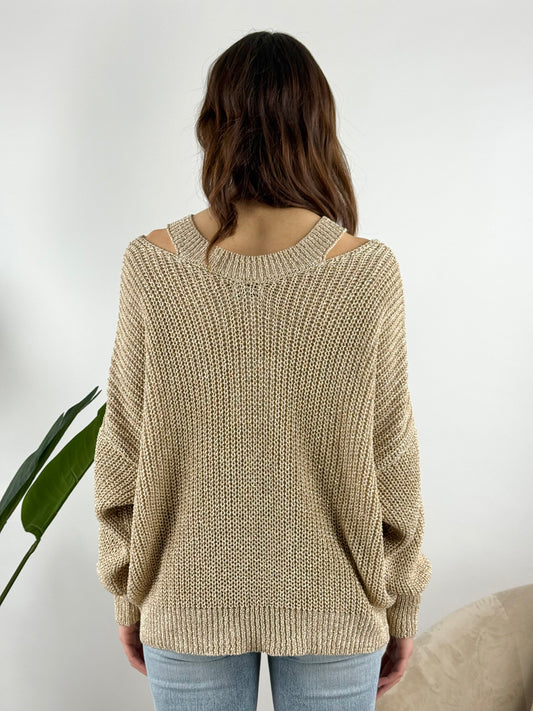 SUSY MIX - MAGLIA LUREX CUT OUT