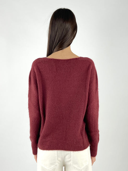 KONTATTO - MAGLIA SOFT YARN SCOLLO V