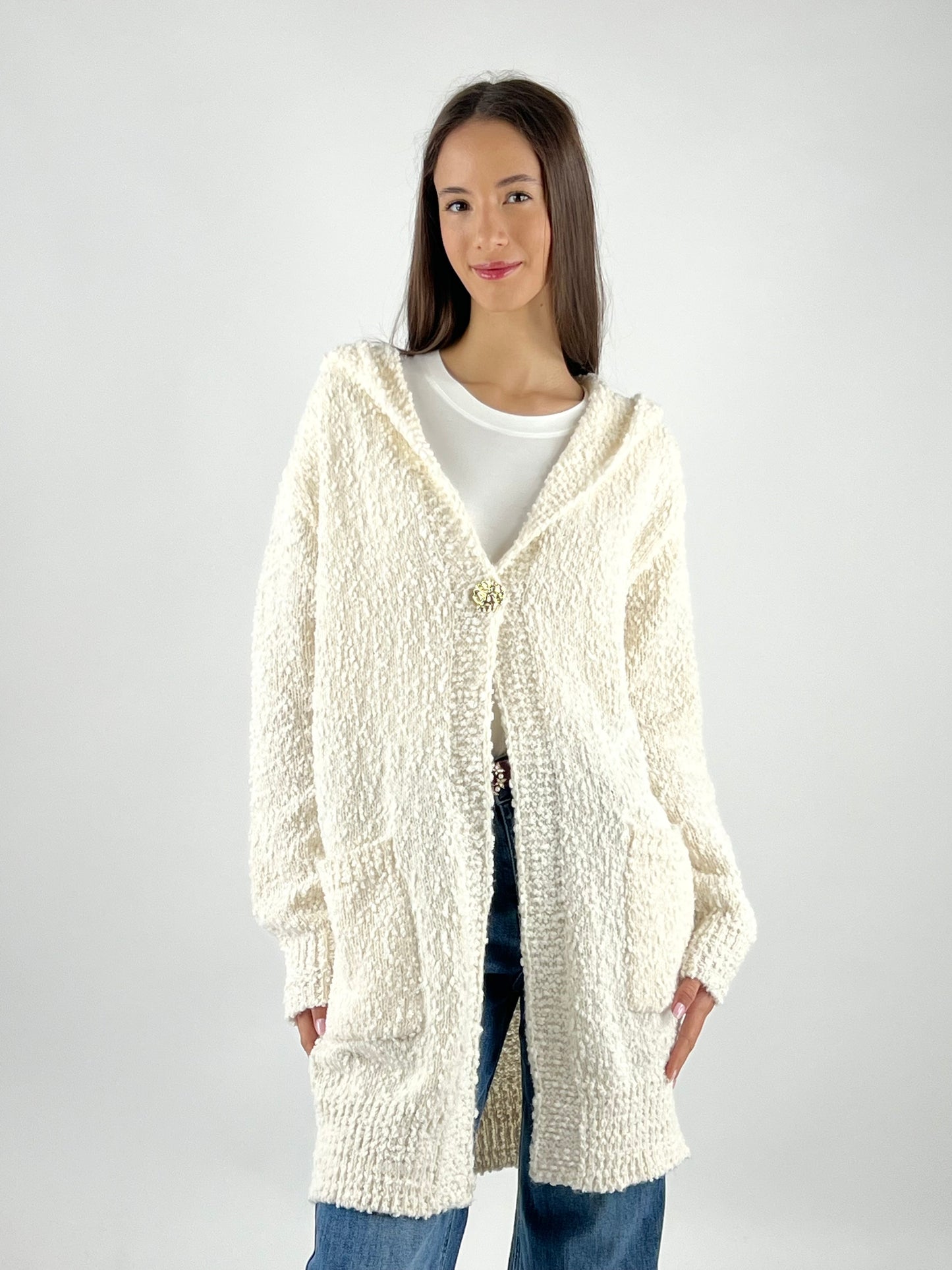 DEVA COUTURE PARIS - MAXI CARDIGAN CINIGLIA