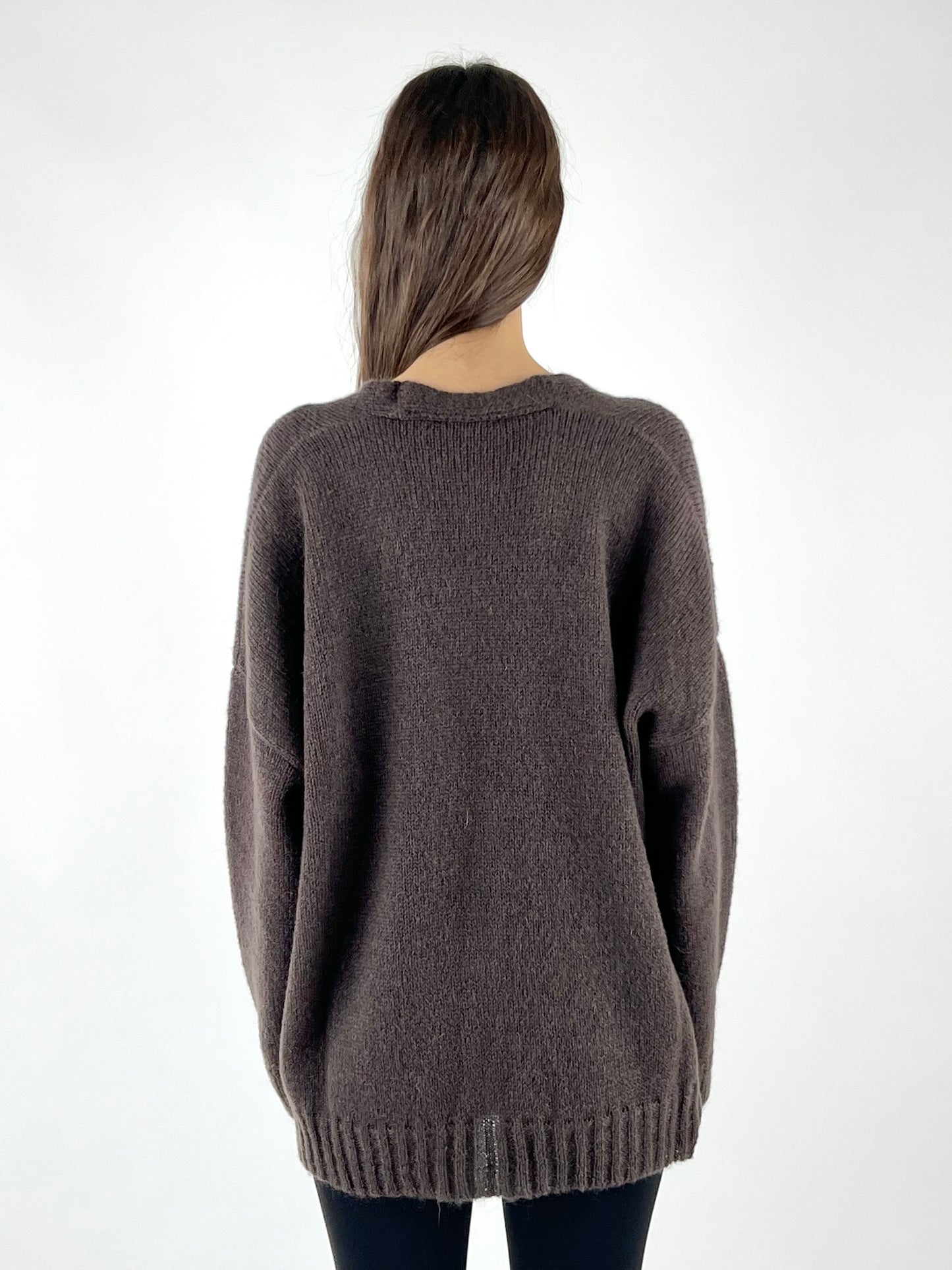 KONTATTO - CARDIGAN LUNGO MOHAIR