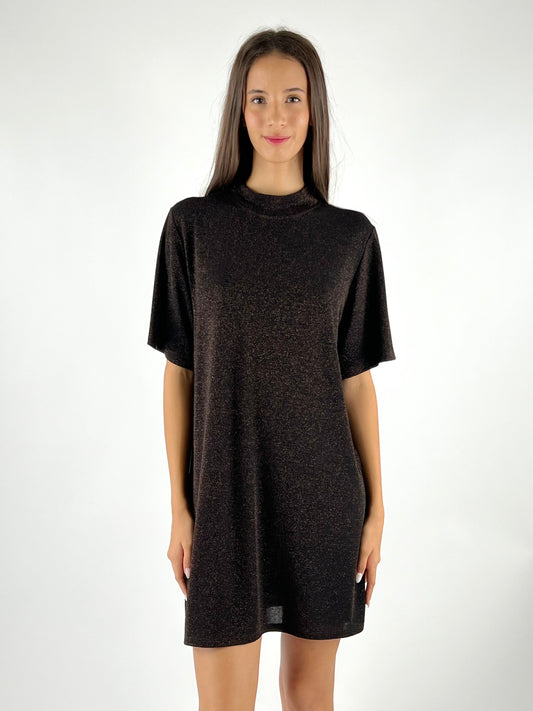 KONTATTO - ABITO LUREX CINTURA