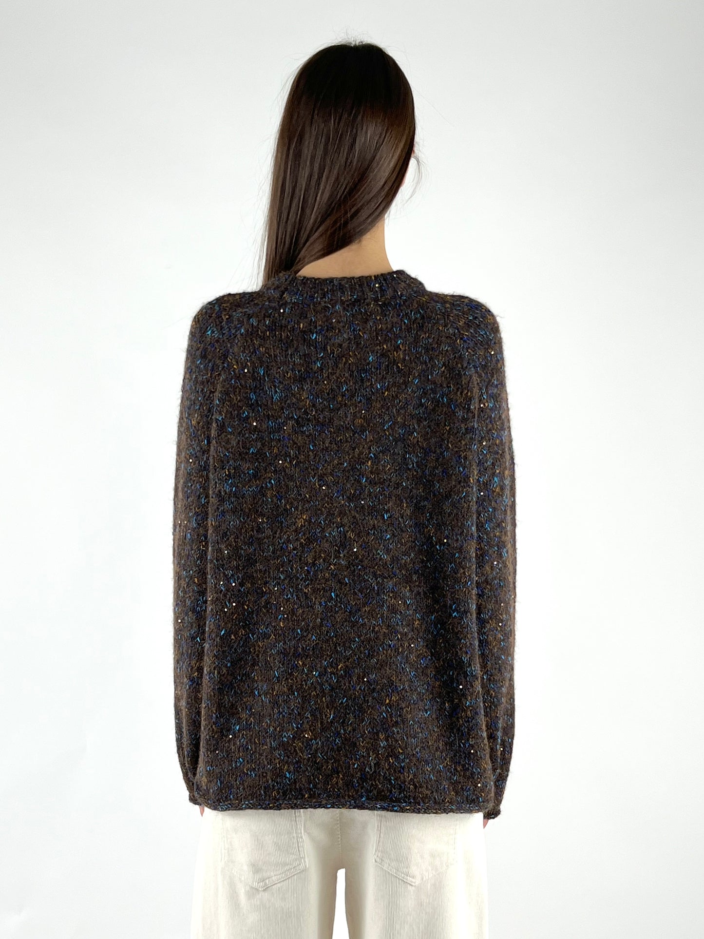 DEVA COUTURE PARIS - MAGLIA MULTIFILI PAILLETTES