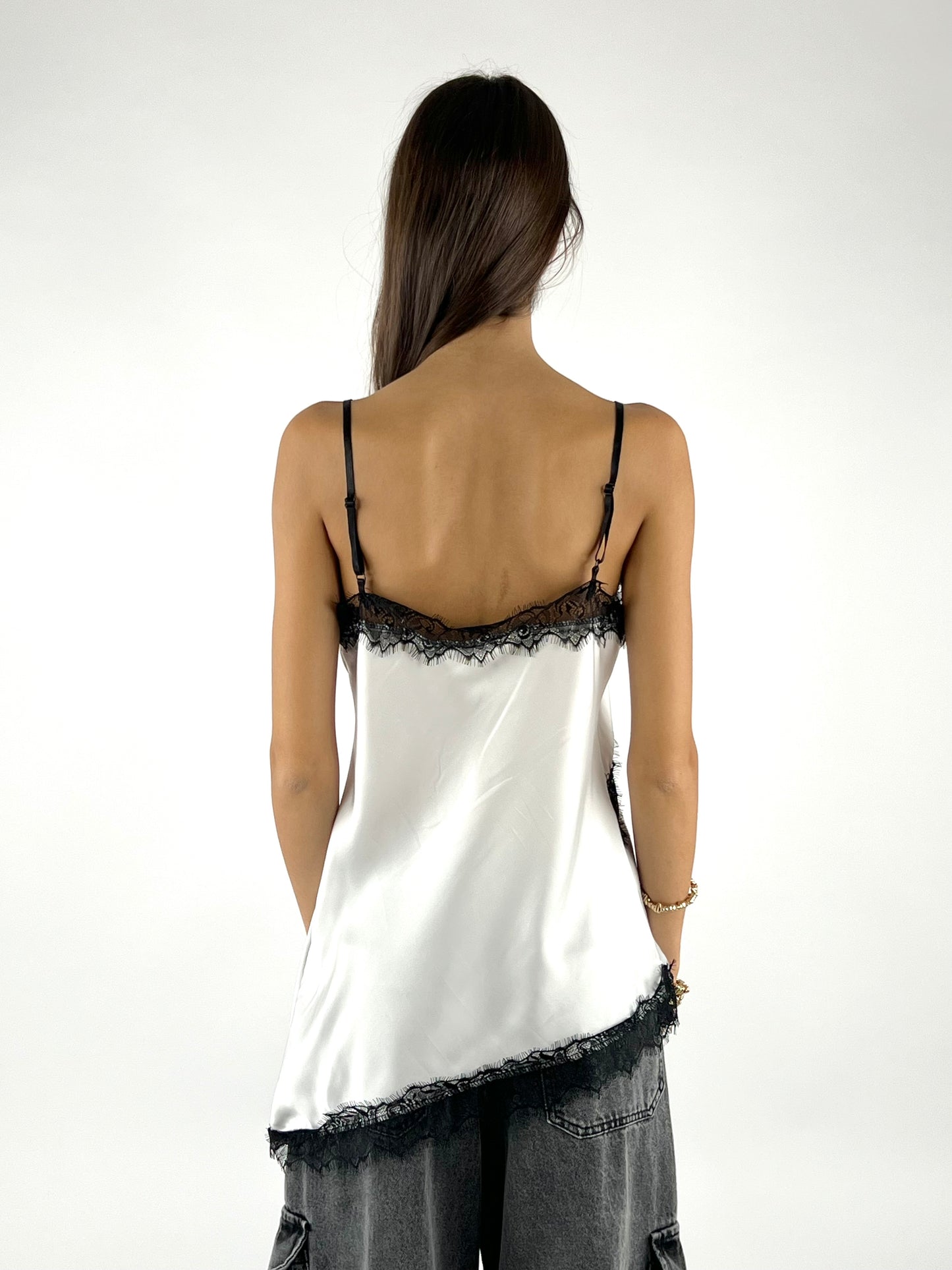 DEVA - TOP ASIMMETRICO PIZZO