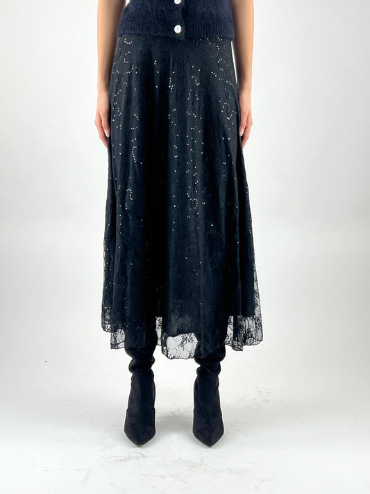 DEVA - GONNA MICRO PAILLETTES TULLE