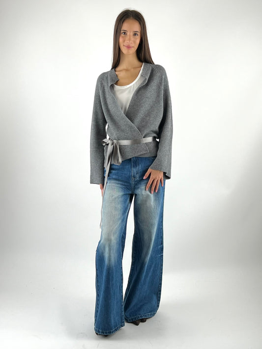 SUSY MIX - GIACCHINA IN MAGLIA CON CINTURA