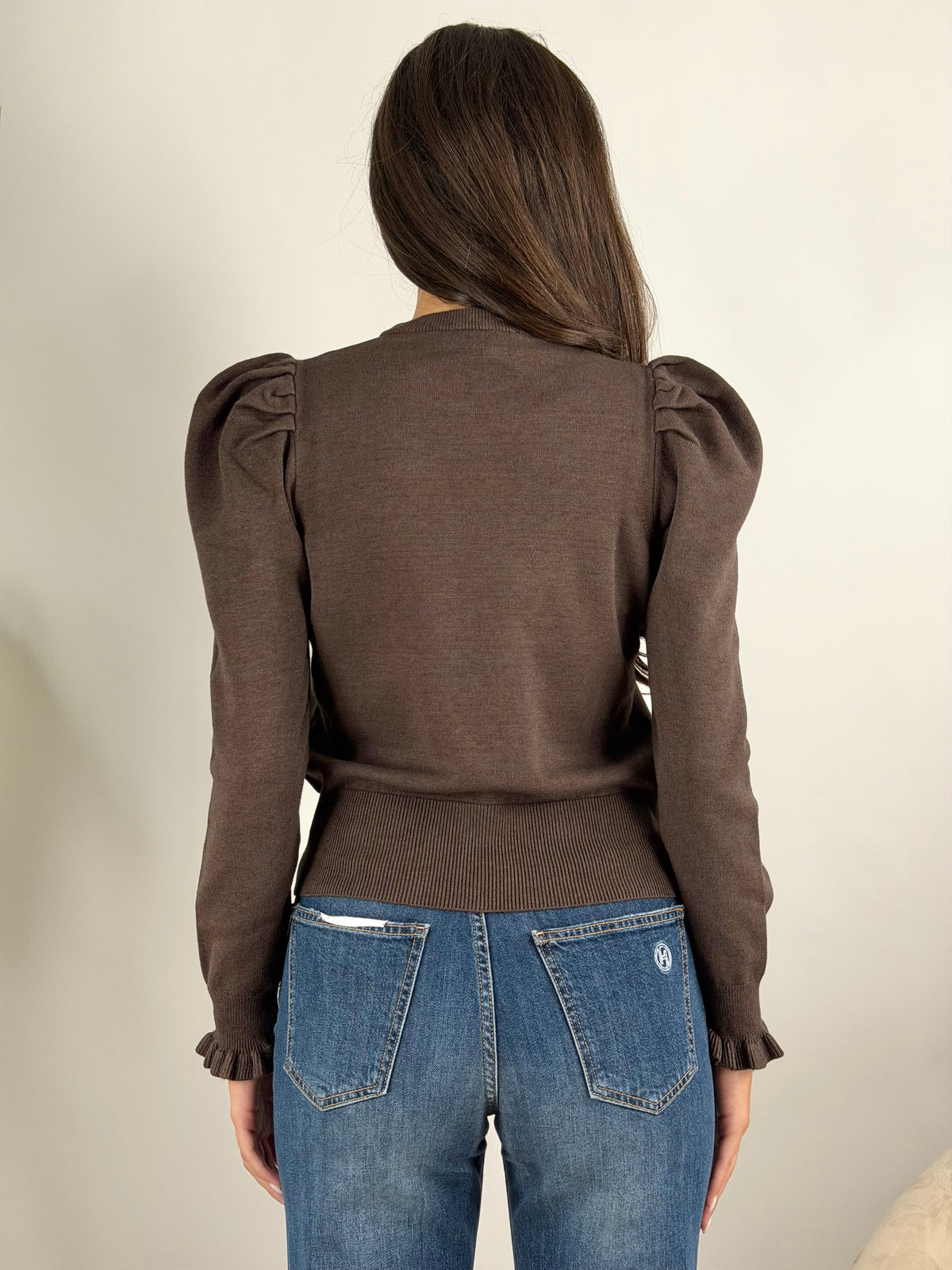 HAVEONE - MAGLIA GIROCOLLO SBUFFO