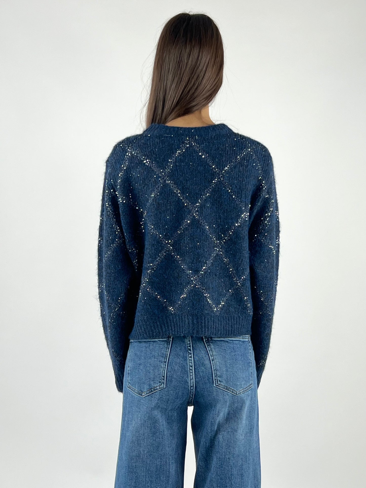 DEVA COUTURE PARIS - CARDIGAN COREANA MICRO PAILLETTES