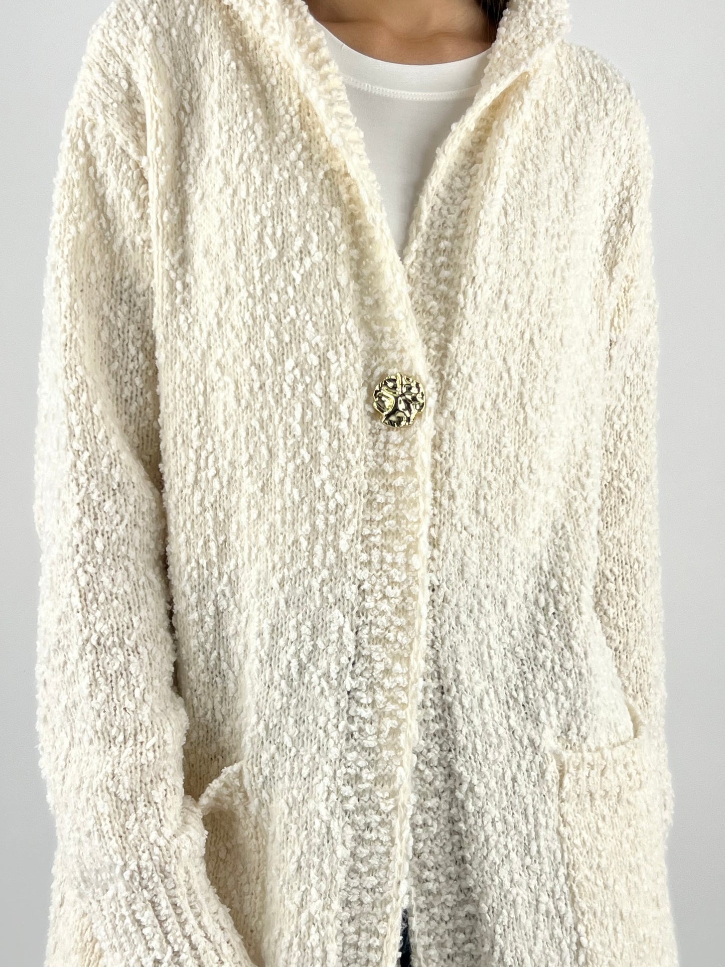 DEVA COUTURE PARIS - MAXI CARDIGAN CINIGLIA
