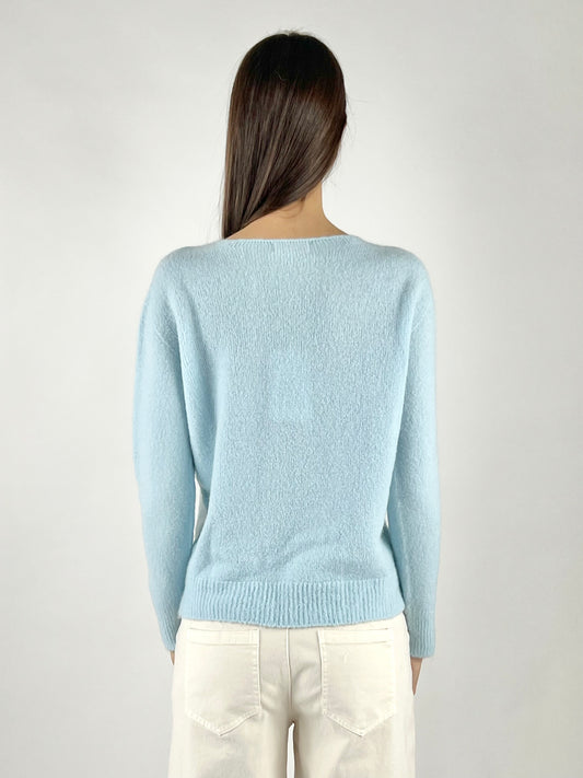 KONTATTO - MAGLIA SOFT YARN SCOLLO V