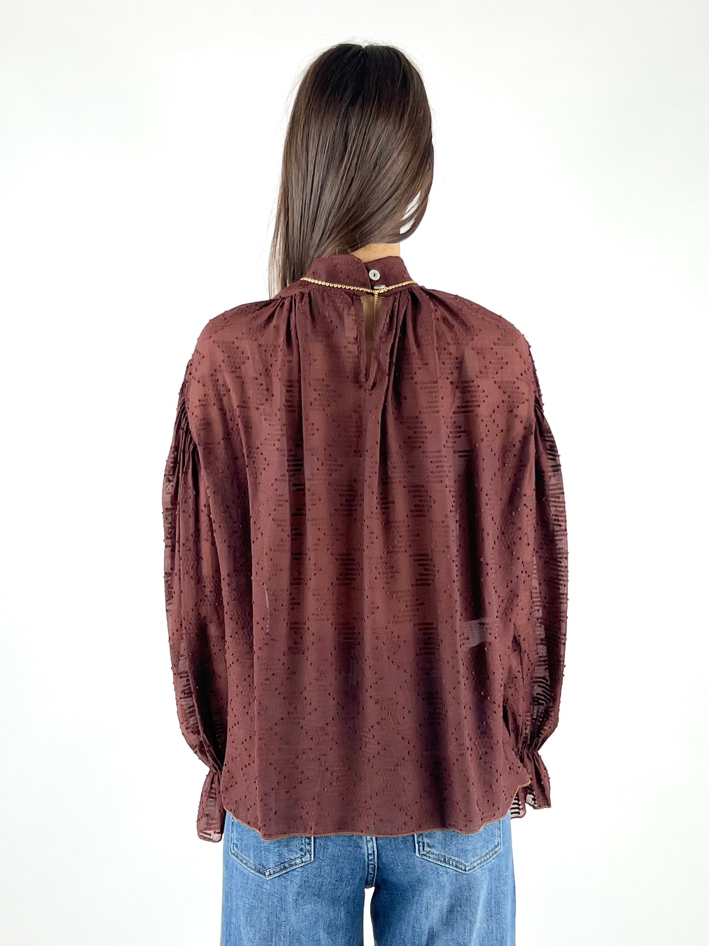 DEVA COUTURE PARIS - CAMICIA COLLO CRATERE
