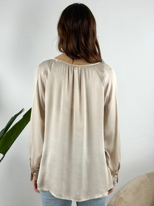 SUSY MIX - BLUSA SATIN SPILLA