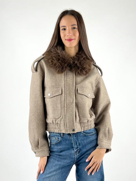 DEVA COUTURE PARIS - BOMBERINO FOURRURE