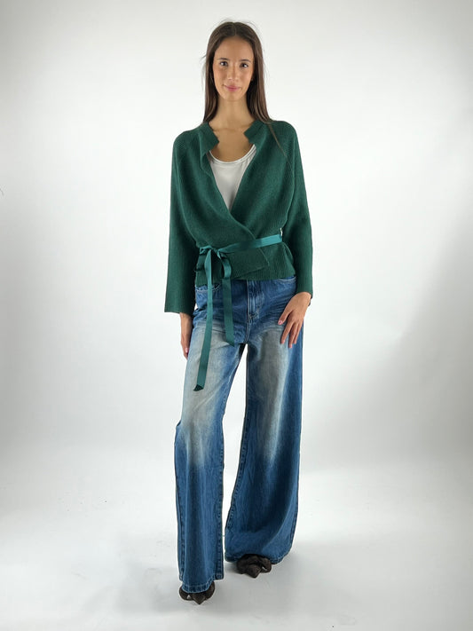 SUSY MIX - GIACCHINA IN MAGLIA CON CINTURA