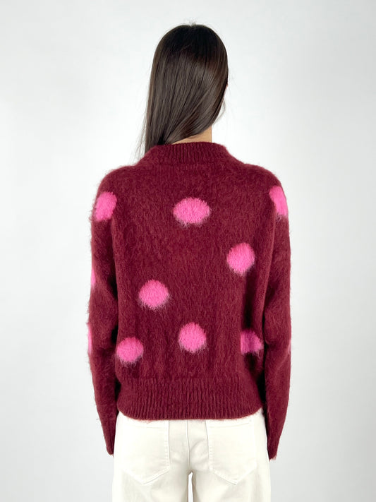 KONTATTO - MAGLIA POIS MOHAIR