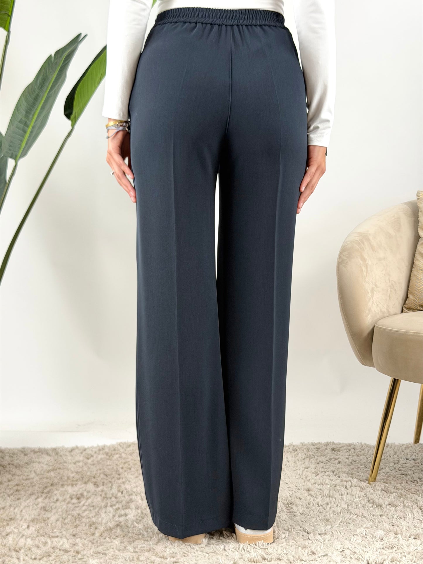 DEVA - PANTALONE CADY BOTTONE