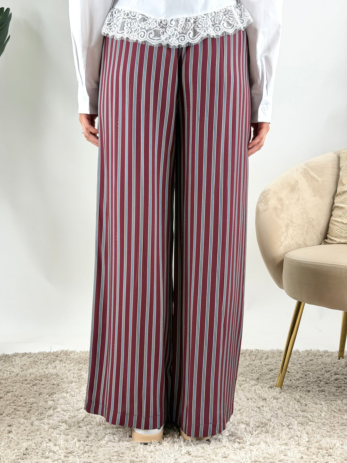 HAVEONE - PANTALONE NOMAD RIGHE