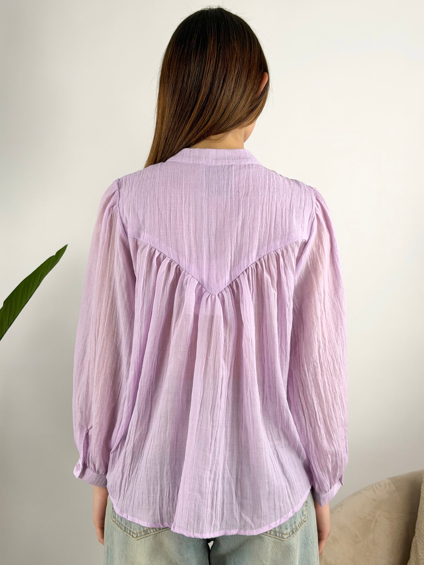 DEVA COUTURE PARIS - CAMICIA MUSSOLA COREANA