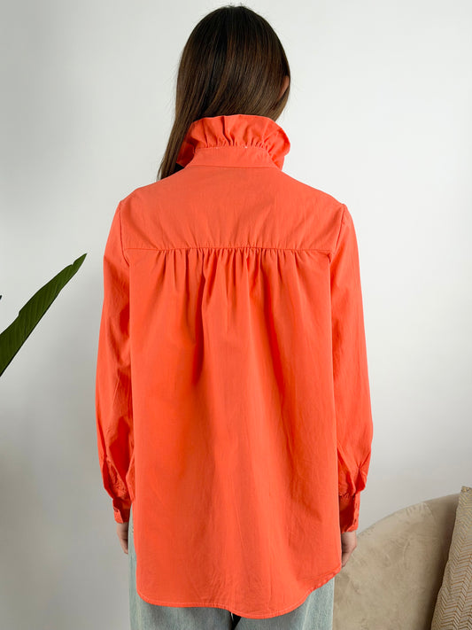 DEVA COUTURE PARIS - CAMICIA COREANA ROUCHES