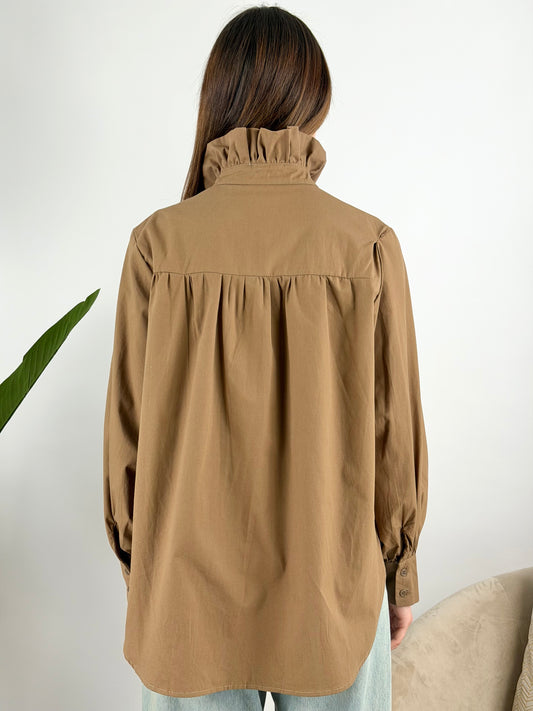 DEVA COUTURE PARIS - CAMICIA COREANA ROUCHES