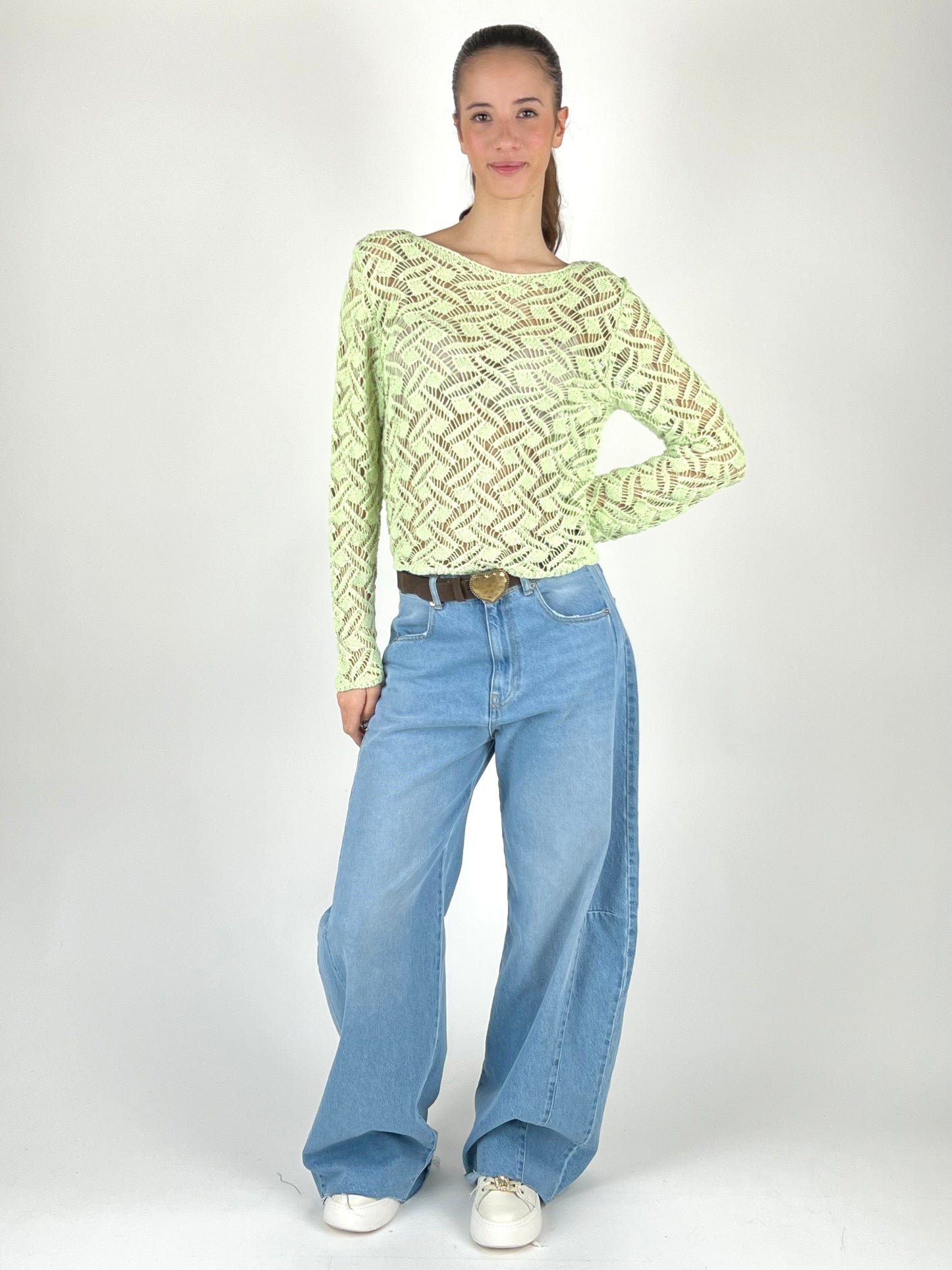 SUSY MIX - MAGLIA BARCA TRAFORATA
