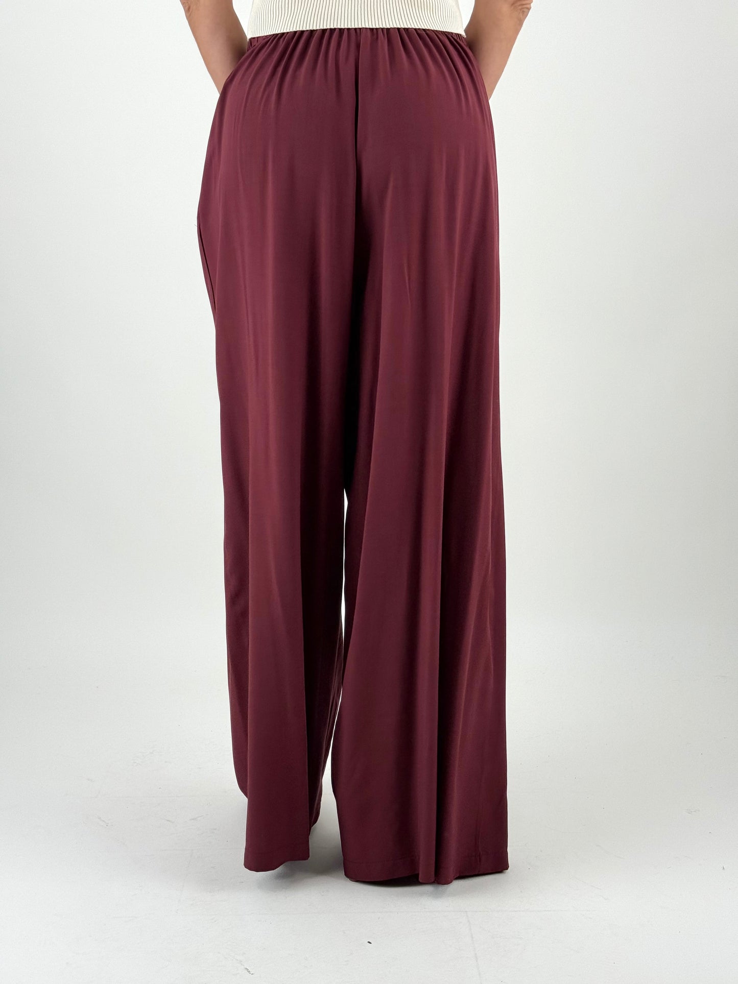 KONTATTO - PANTALONE LARGO COULISSE