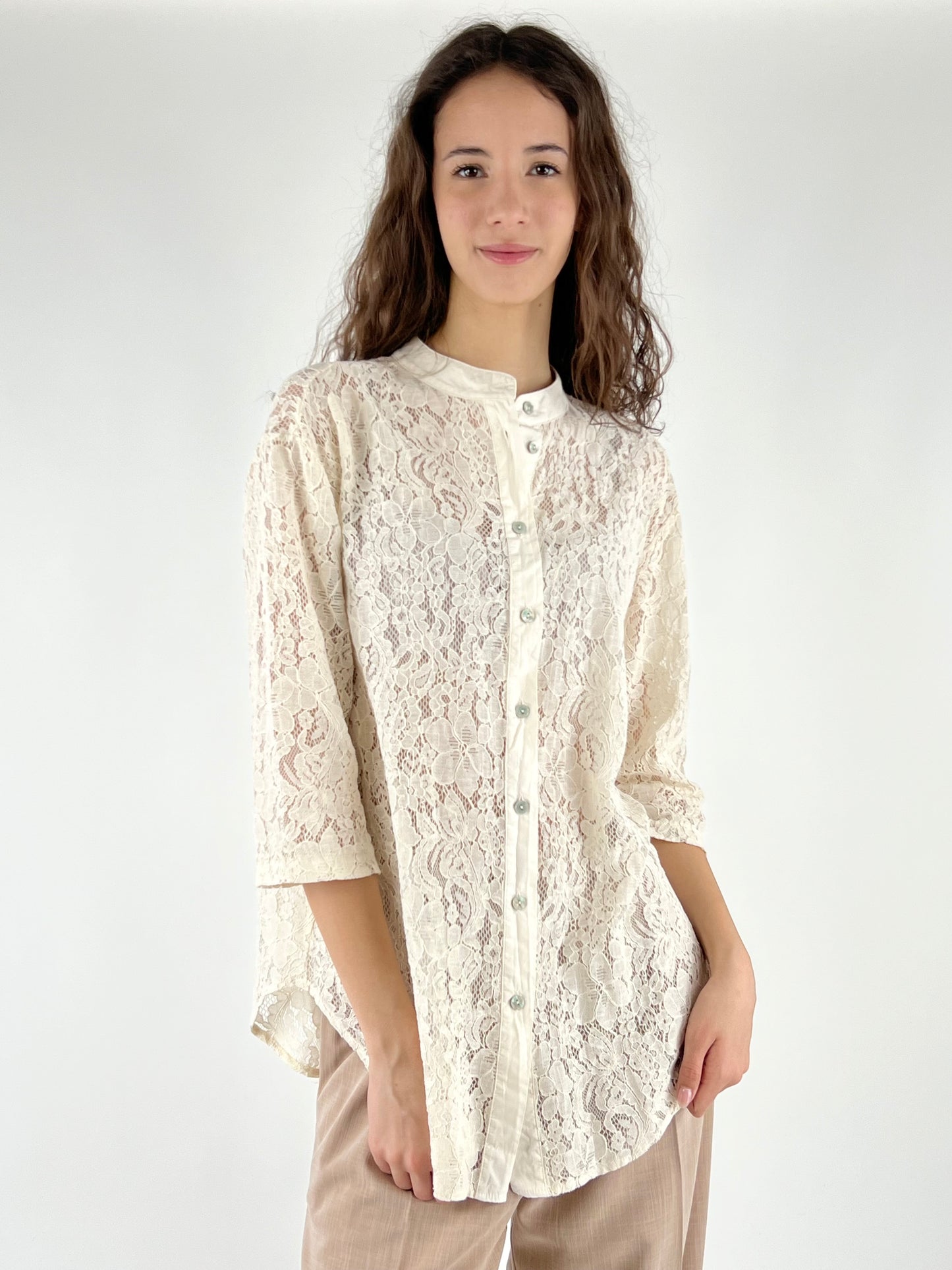 SUSY MIX - CAMICIA COREANA PIZZO