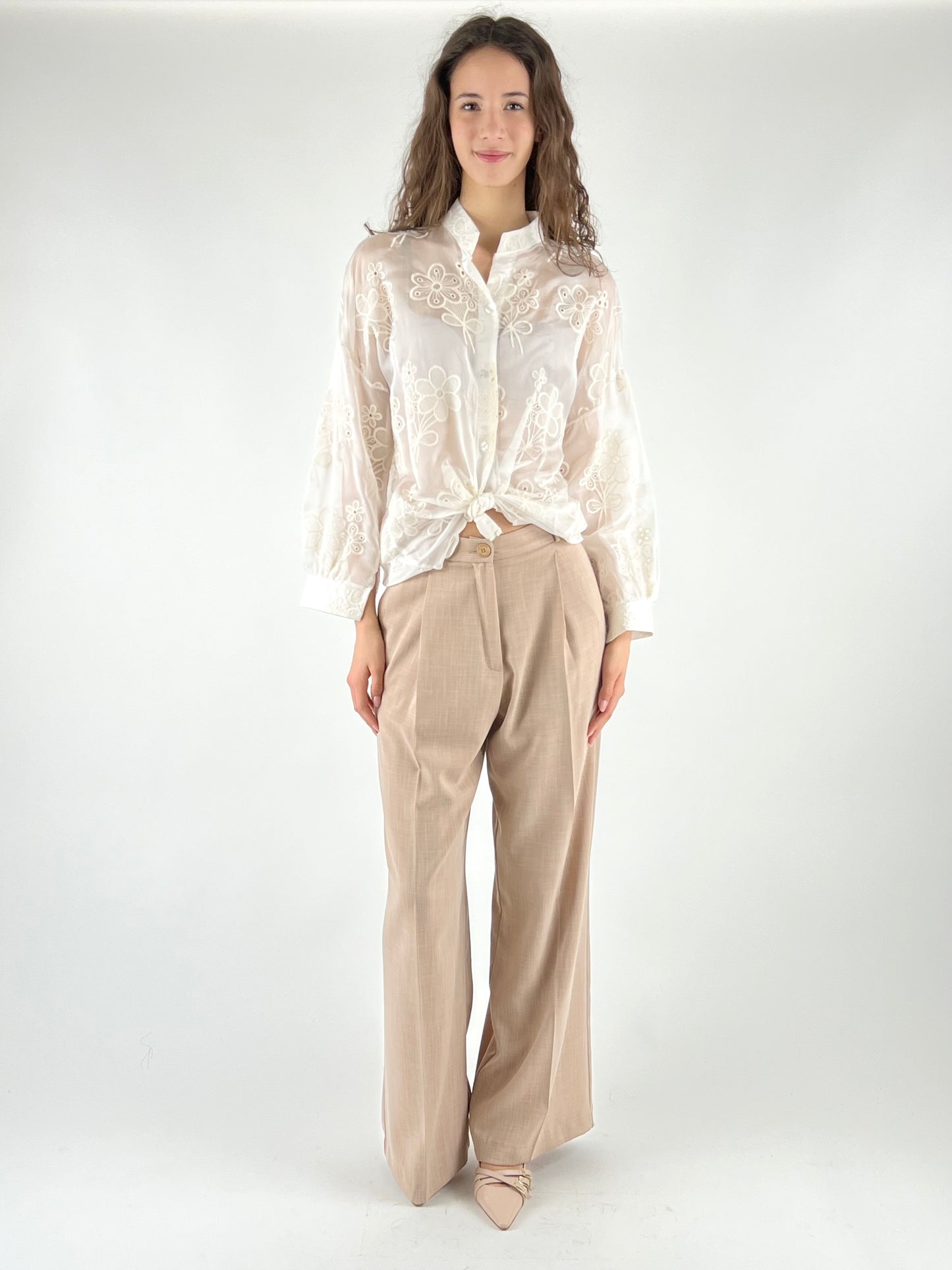DEVA - CAMICIA MISTO SETA MARTGHERITE