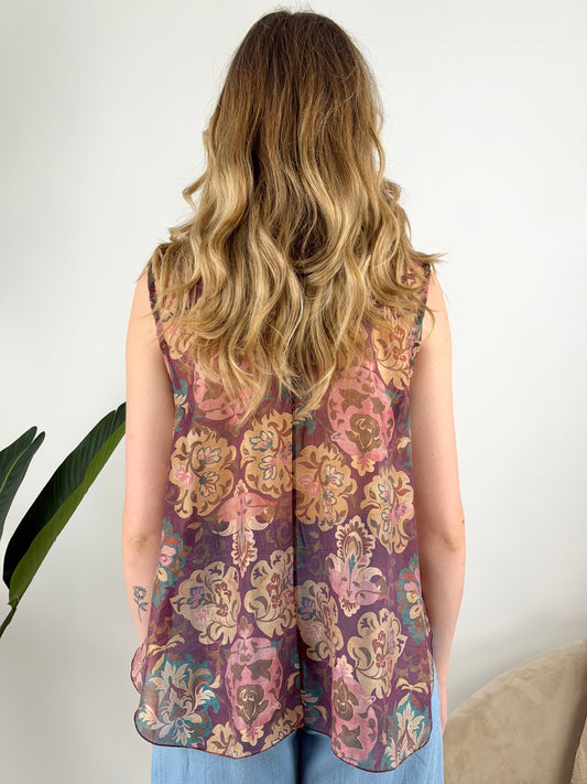 DEVA - CAMICIA SMANICATA FANTASIA