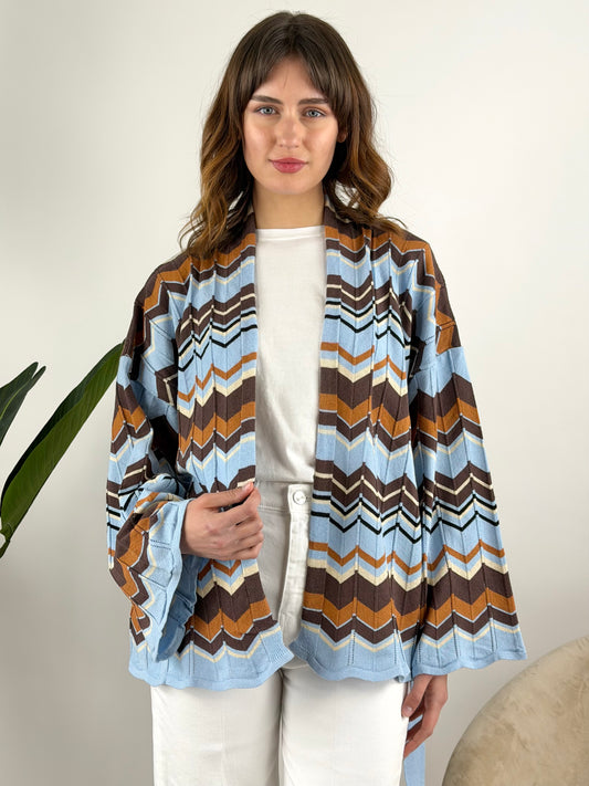 VICOLO - CARDIGAN CON CINTURA
