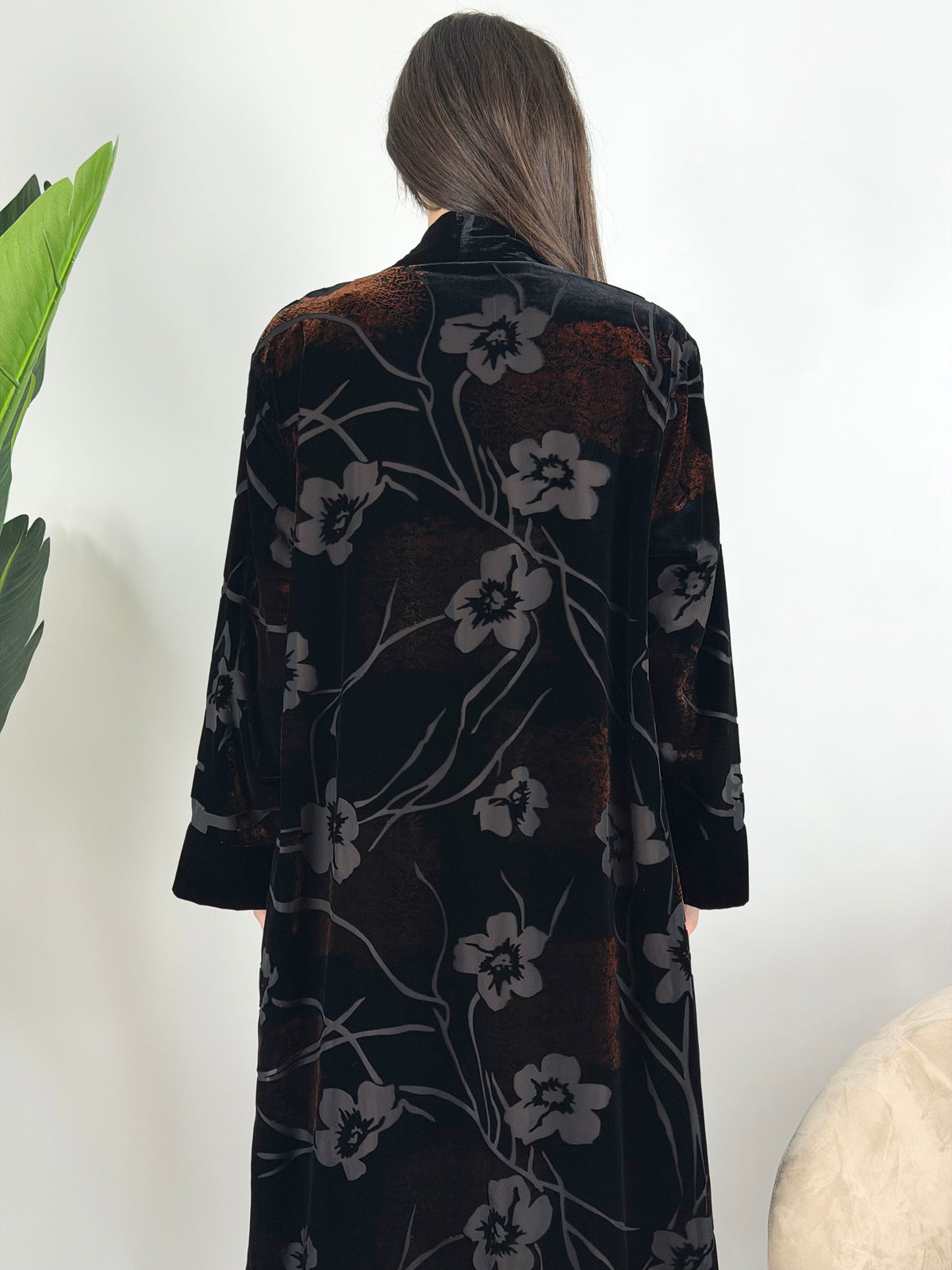 WU'SIDE - KIMONO LUNGO DEVORÈ