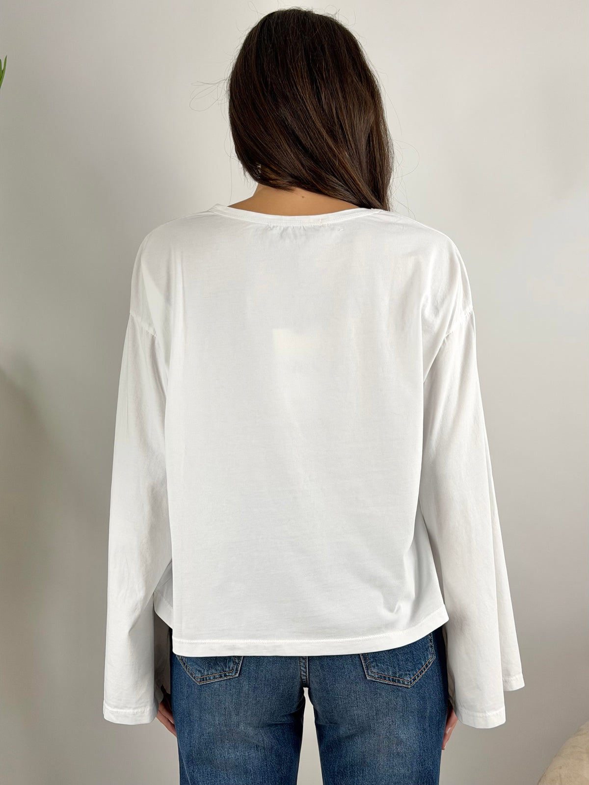 HAVEONE - MAGLIA MANICA TRAPEZIO