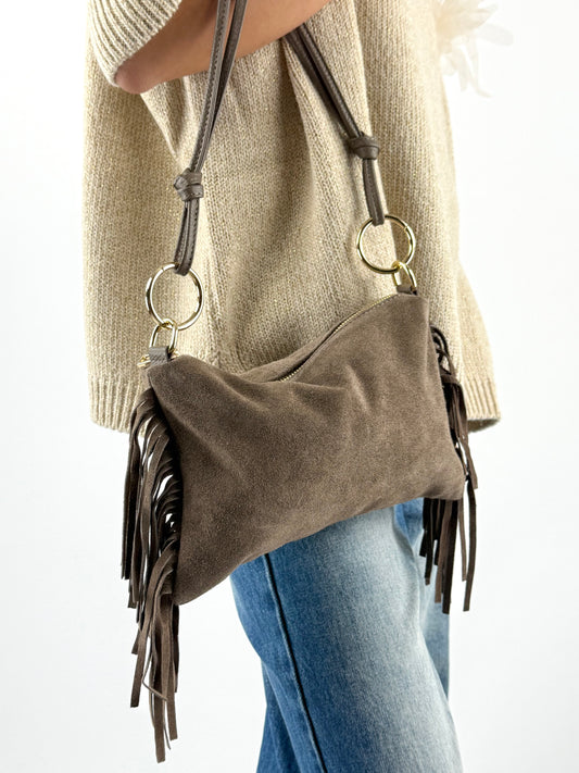 DEVA - BORSA ANELLI FRANGE MINI