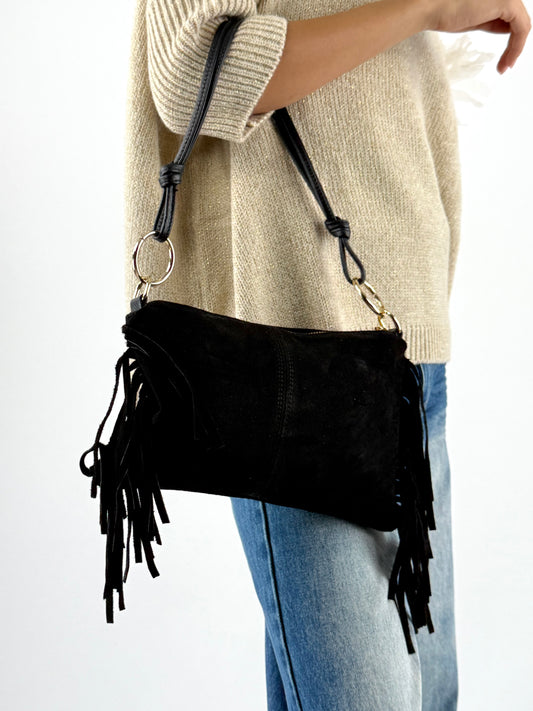 DEVA - BORSA ANELLI FRANGE MINI