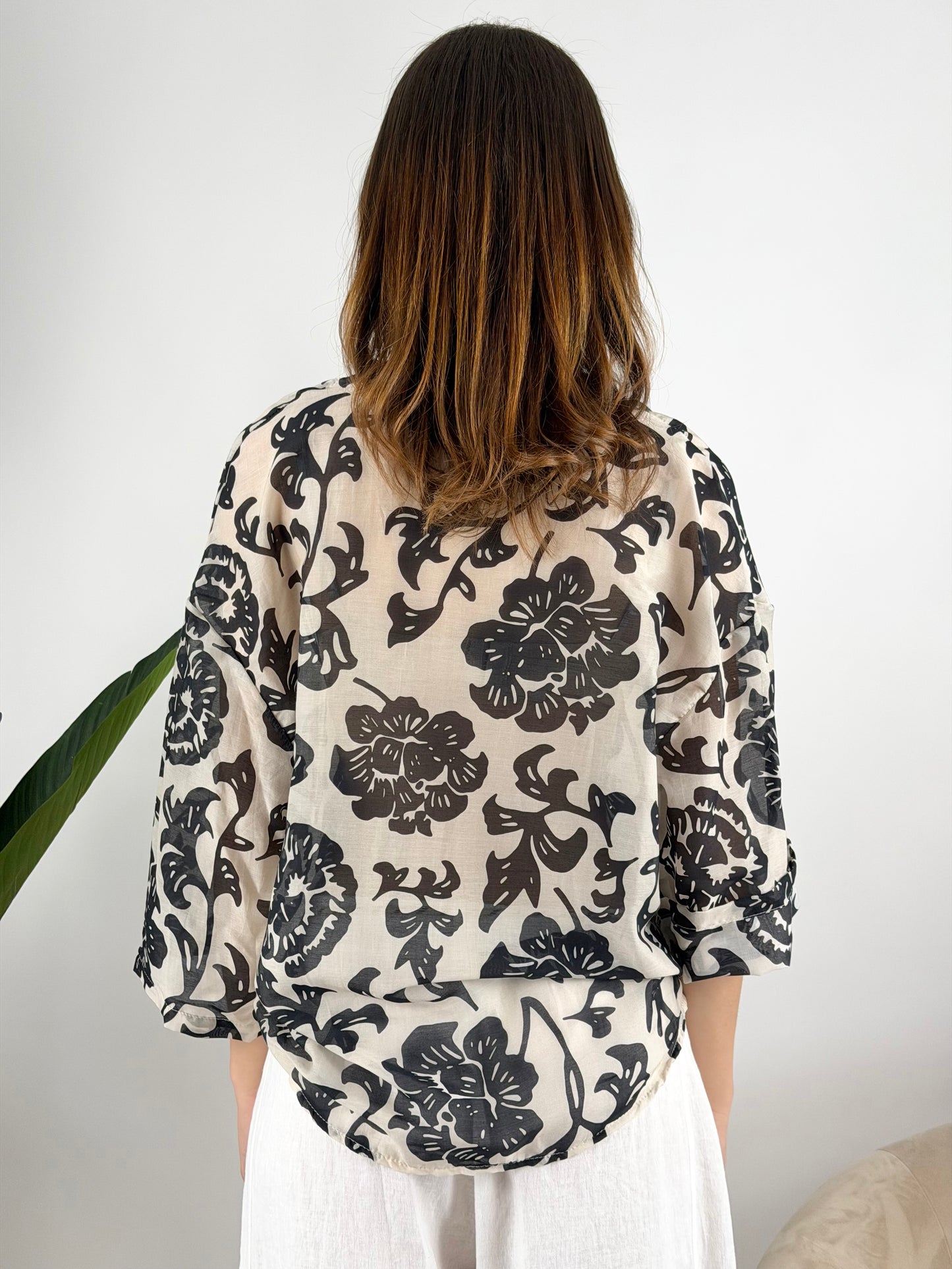 DEVA - CAMICIA MUSSOLA CON STAMPA