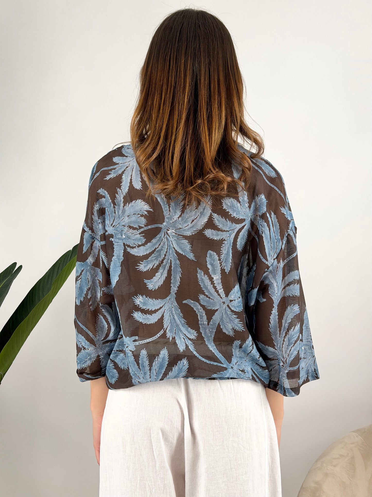 DEVA - CAMICIA MUSSOLA CON STAMPA