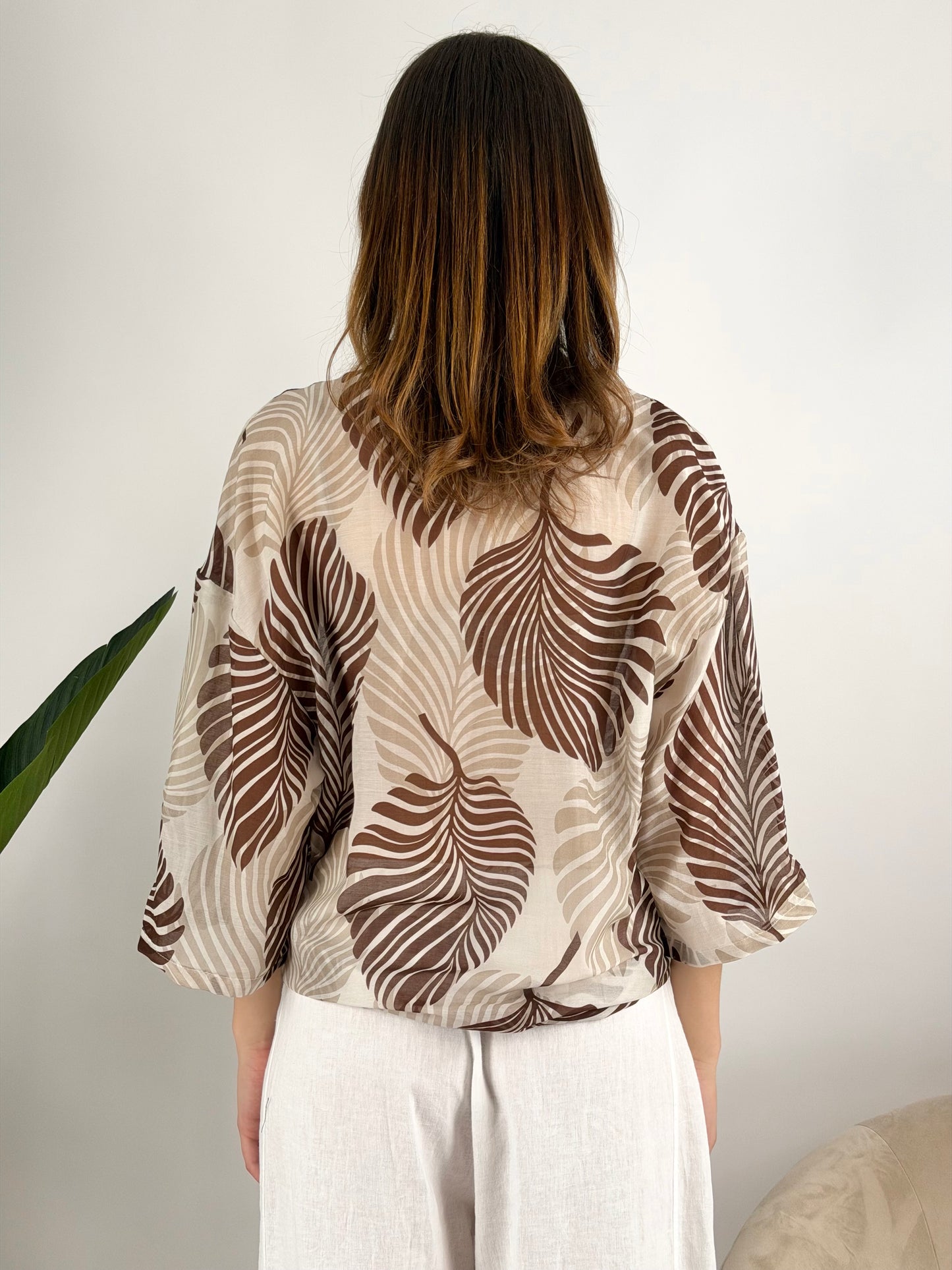 DEVA - CAMICIA MUSSOLA CON STAMPA