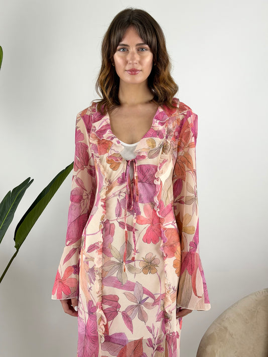 HAVEONE - ABITO LUNGO VOLANT