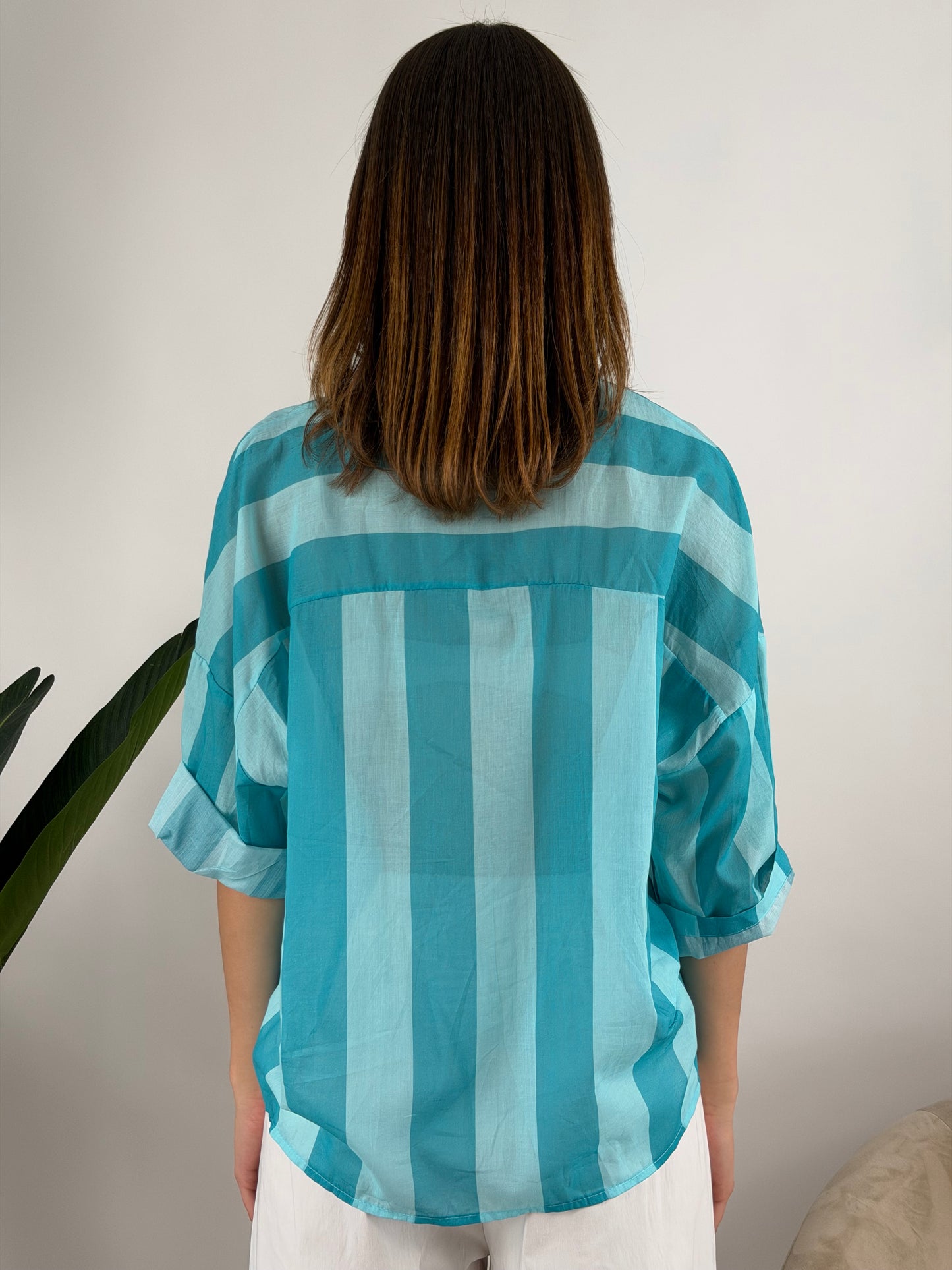 DEVA - CAMICIA MUSSOLA RIGHE