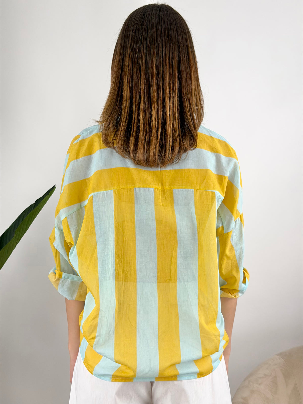 DEVA - CAMICIA MUSSOLA RIGHE