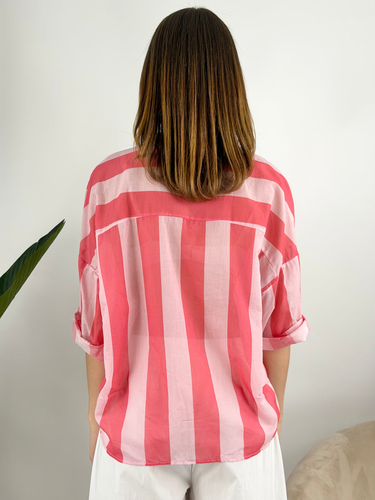 DEVA - CAMICIA MUSSOLA RIGHE
